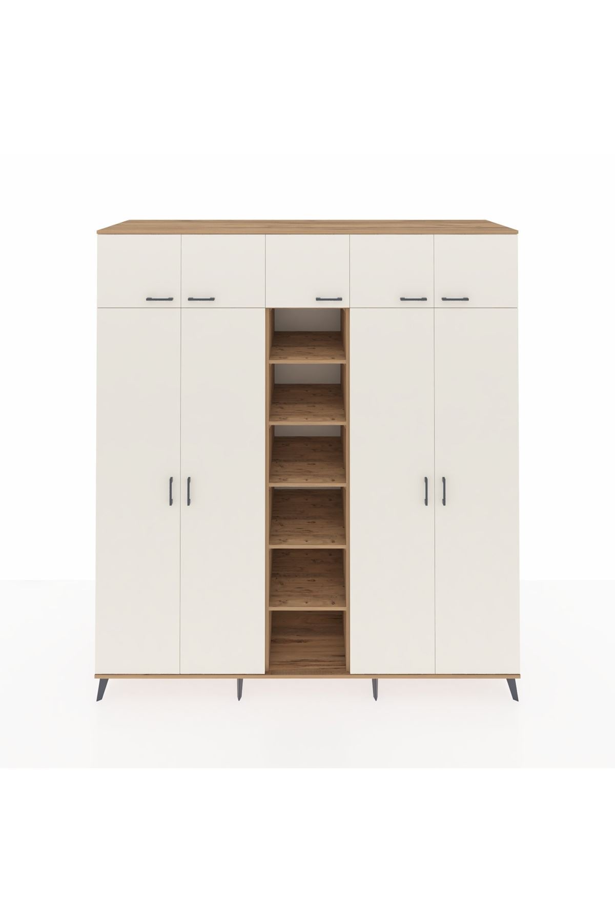 Kronos Dolap 18 Raflı 9 Kapaklı 220x59x243 - S784M015V24C