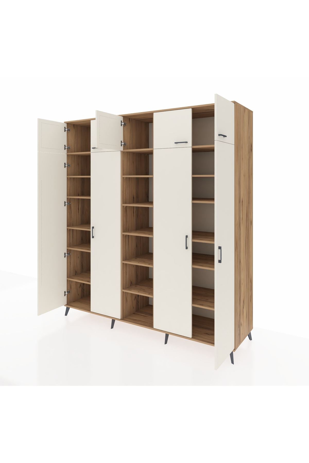Kronos Dolap 18 Raflı 9 Kapaklı 220x59x243 - S784M015V24C