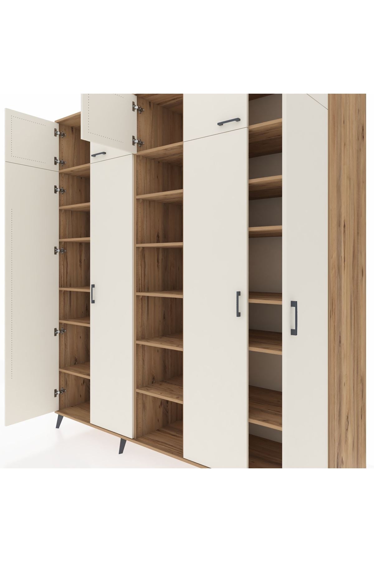 Kronos Dolap 18 Raflı 9 Kapaklı 220x59x243 - S784M015V24C