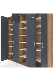 Kronos Dolap 18 Raflı 9 Kapaklı 220x59x243 - S784M015V25C