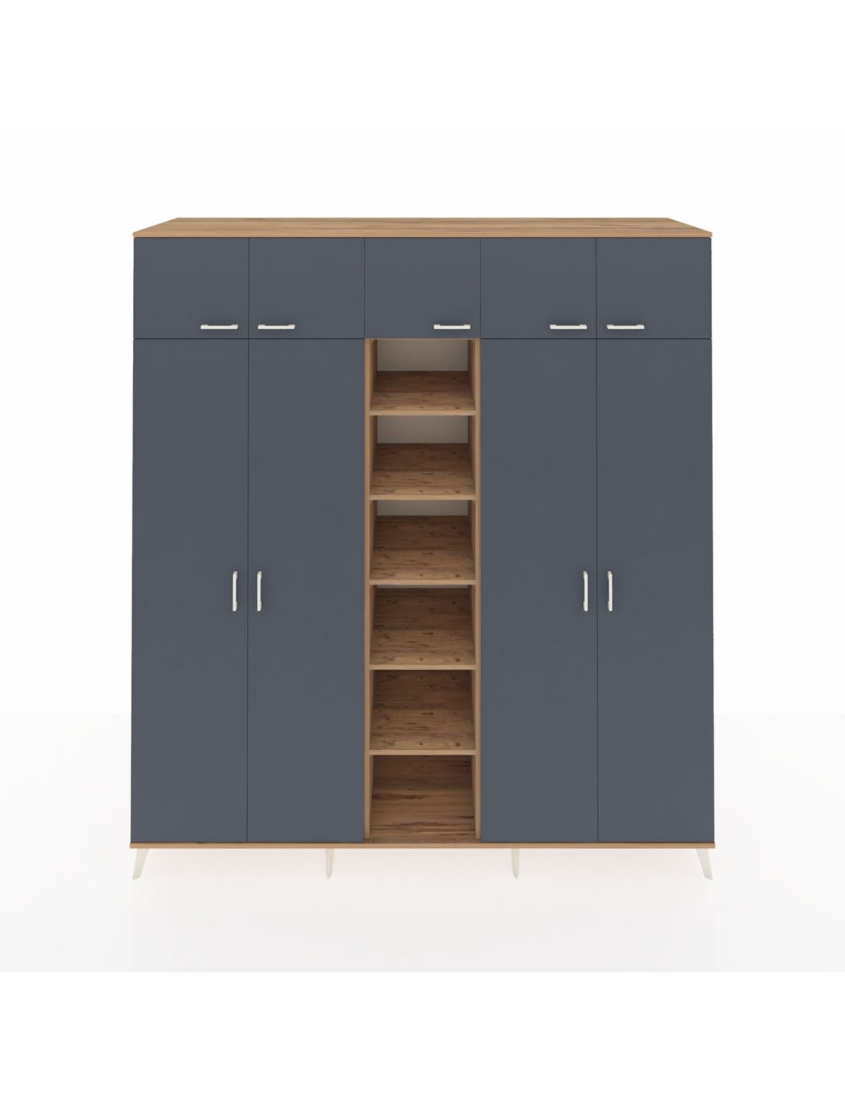 Kronos Dolap 18 Raflı 9 Kapaklı 220x59x243 - S784M015V27C