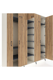 Kronos Dolap 12 Raflı 9 Kapaklı 2 Askılı 220x59x243 - S784M016V02C
