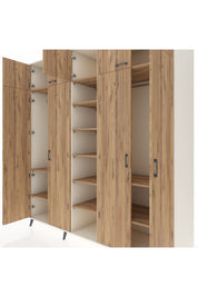 Kronos Dolap 12 Raflı 9 Kapaklı 2 Askılı 220x59x243 - S784M016V03C