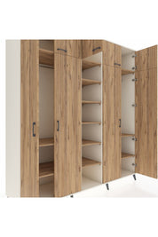 Kronos Dolap 12 Raflı 9 Kapaklı 2 Askılı 220x59x243 - S784M016V03C