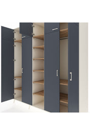Kronos Dolap 12 Raflı 9 Kapaklı 2 Askılı 220x59x243 - S784M016V09C