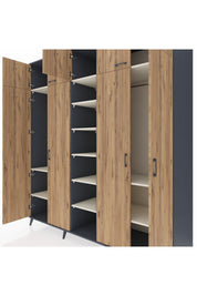 Kronos Dolap 12 Raflı 9 Kapaklı 2 Askılı 220x59x243 - S784M016V10C