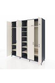 Kronos Dolap 12 Raflı 9 Kapaklı 2 Askılı 220x59x243 - S784M016V13C