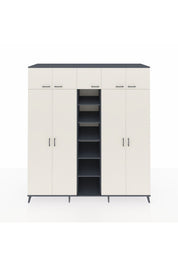 Kronos Dolap 12 Raflı 9 Kapaklı 2 Askılı 220x59x243 - S784M016V14C