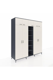 Kronos Dolap 12 Raflı 9 Kapaklı 2 Askılı 220x59x243 - S784M016V14C