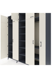 Kronos Dolap 12 Raflı 9 Kapaklı 2 Askılı 220x59x243 - S784M016V14C