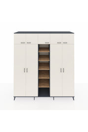 Kronos Dolap 12 Raflı 9 Kapaklı 2 Askılı 220x59x243 - S784M016V15C