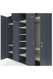 Kronos Dolap 12 Raflı 9 Kapaklı 2 Askılı 220x59x243 - S784M016V16C