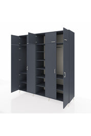 Kronos Dolap 12 Raflı 9 Kapaklı 2 Askılı 220x59x243 - S784M016V17C