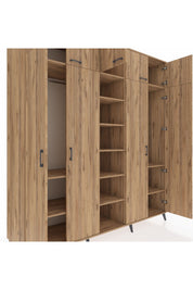 Kronos Dolap 12 Raflı 9 Kapaklı 2 Askılı 220x59x243 - S784M016V21C