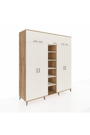 Kronos Dolap 12 Raflı 9 Kapaklı 2 Askılı 220x59x243 - S784M016V22C