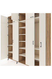 Kronos Dolap 12 Raflı 9 Kapaklı 2 Askılı 220x59x243 - S784M016V22C