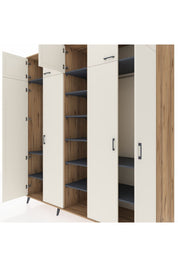 Kronos Dolap 12 Raflı 9 Kapaklı 2 Askılı 220x59x243 - S784M016V23C