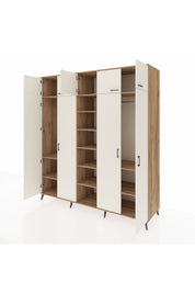 Kronos Dolap 12 Raflı 9 Kapaklı 2 Askılı 220x59x243 - S784M016V24C