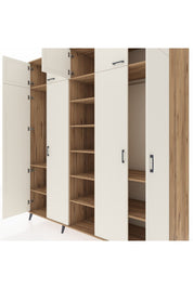 Kronos Dolap 12 Raflı 9 Kapaklı 2 Askılı 220x59x243 - S784M016V24C