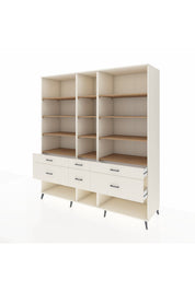 Kronos Dolap 12 Raflı 6 Çekmeceli 220x59x243 - S784M019V01C