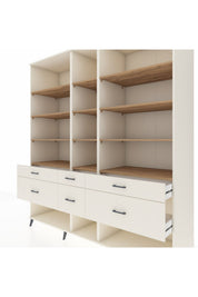 Kronos Dolap 12 Raflı 6 Çekmeceli 220x59x243 - S784M019V01C