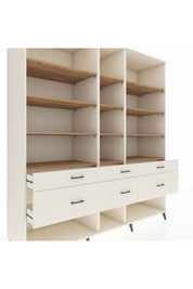 Kronos Dolap 12 Raflı 6 Çekmeceli 220x59x243 - S784M019V01C