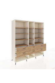 Kronos Dolap 12 Raflı 6 Çekmeceli 220x59x243 - S784M019V03C
