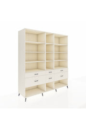 Kronos Dolap 12 Raflı 6 Çekmeceli 220x59x243 - S784M019V04C