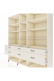 Kronos Dolap 12 Raflı 6 Çekmeceli 220x59x243 - S784M019V04C