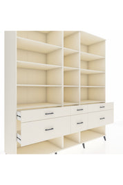 Kronos Dolap 12 Raflı 6 Çekmeceli 220x59x243 - S784M019V04C