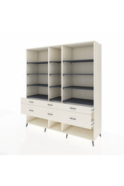 Kronos Dolap 12 Raflı 6 Çekmeceli 220x59x243 - S784M019V07C