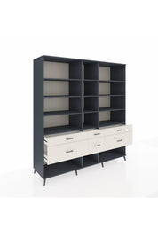 Kronos Dolap 12 Raflı 6 Çekmeceli 220x59x243 - S784M019V16C