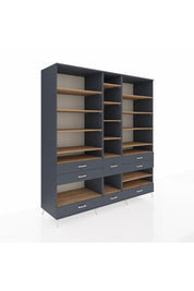 Kronos Dolap 19 Raflı 8 Çekmeceli 220x59x243 - S784M020V11C