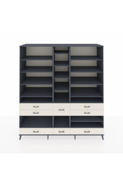 Kronos Dolap 19 Raflı 8 Çekmeceli 220x59x243 - S784M020V16C