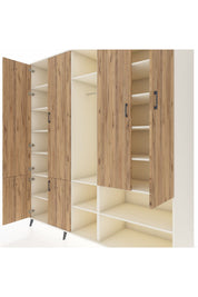 Kronos Dolap 15 Raflı 5 Kapaklı Tek Askılı 220x59x243 - S784M021V01C