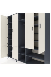 Kronos Dolap 15 Raflı 5 Kapaklı Tek Askılı 220x59x243 - S784M021V14C