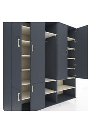 Kronos Dolap 15 Raflı 5 Kapaklı Tek Askılı 220x59x243 - S784M021V16C