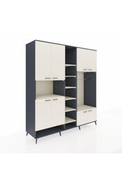 Kronos Dolap 18 Raflı 8 Kapaklı Tek Askılı 220x59x243 - S784M025V13C