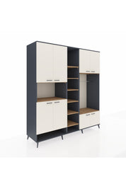 Kronos Dolap 18 Raflı 8 Kapaklı Tek Askılı 220x59x243 - S784M025V15C