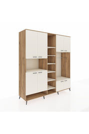 Kronos Dolap 18 Raflı 8 Kapaklı Tek Askılı 220x59x243 - S784M025V22C