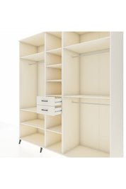 Kronos Dolap 10 Raflı 2 Çekmeceli 3 Askılı 220x59x243 - S784M026V04C