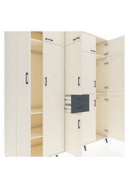 Kronos Dolap 10 Raflı 2 Çekmeceli 3 Askılı 220x59x243 - S784M027V05C