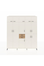 Kronos Dolap 10 Raflı 2 Çekmeceli 3 Askılı 220x59x243 - S784M027V06C
