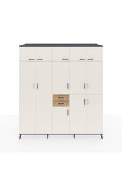 Kronos Dolap 10 Raflı 2 Çekmeceli 3 Askılı 220x59x243 - S784M027V15C