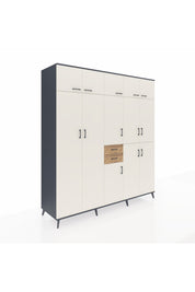 Kronos Dolap 10 Raflı 2 Çekmeceli 3 Askılı 220x59x243 - S784M027V15C