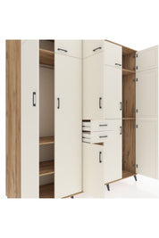 Kronos Dolap 10 Raflı 2 Çekmeceli 3 Askılı 220x59x243 - S784M027V22C