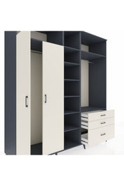 Kronos Dolap 9 Raflı 3 Çekmeceli 2 Askılı 220x59x243 - S784M028V13C
