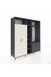 Kronos Dolap 9 Raflı 3 Çekmeceli 2 Askılı 220x59x243 - S784M028V14C