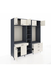 Kronos Dolap 11 Raflı 4 Çekmeceli 2 Askılı 220x59x243 - S784M030V13C