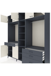 Kronos Dolap 11 Raflı 4 Çekmeceli 2 Askılı 220x59x243 - S784M030V14C
